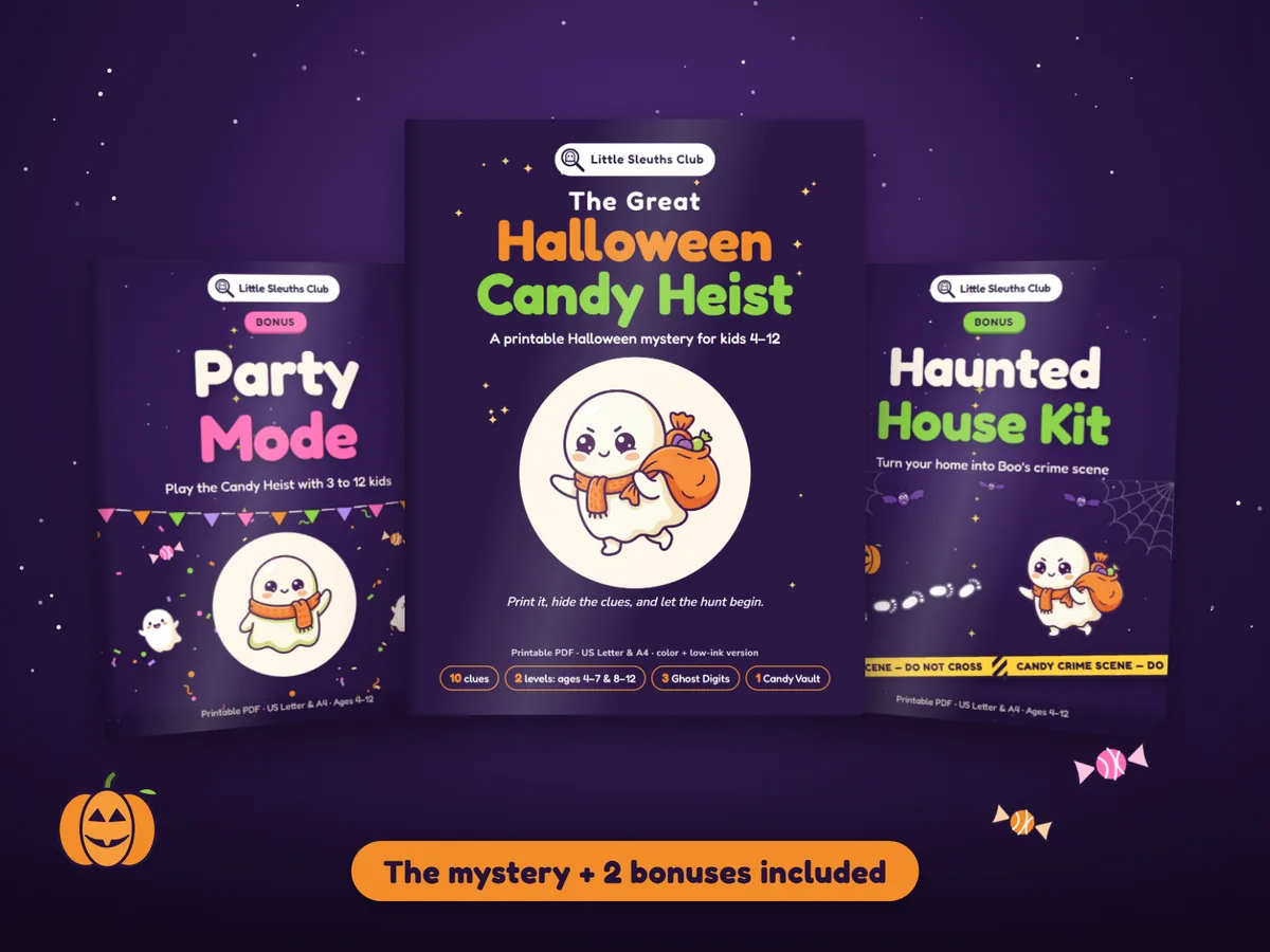 The Great Halloween Candy Heist with the Party Mode and Haunted House Kit bonuses